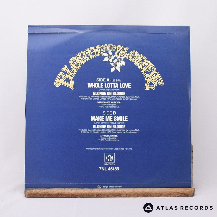 Blonde On Blonde - Whole Lotta Love - 12" Vinyl Record - EX/EX