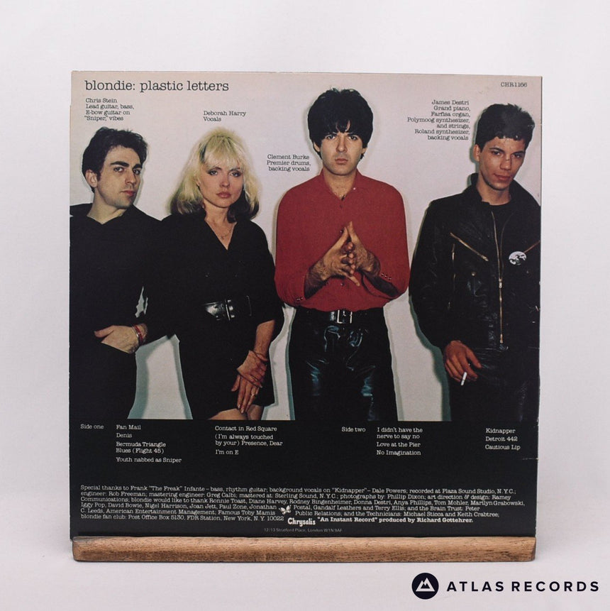 Blondie - Plastic Letters - A//3 B//4 LP Vinyl Record - EX/NM