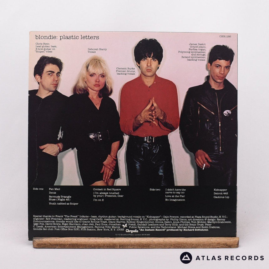 Blondie - Plastic Letters - Porky First Uk Press Pecko LP Vinyl Record - EX/EX