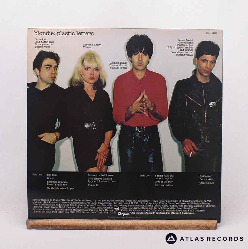 Blondie - Plastic Letters - A//4 B//4 LP Vinyl Record - VG+/VG+