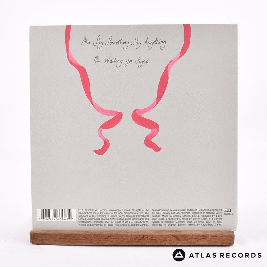 Blood Red Shoes - Say Something, Say Anything - 7" Vinyl Record - NM/VG+