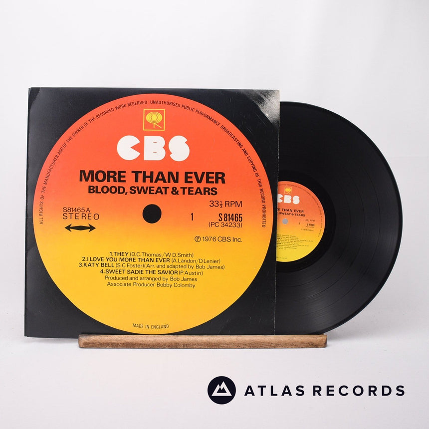 Blood, Sweat And Tears - More Than Ever - LP Vinyl Record - EX/EX