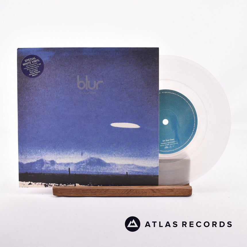 Blur On Your Own 7" Vinyl Record - Front Cover & Record