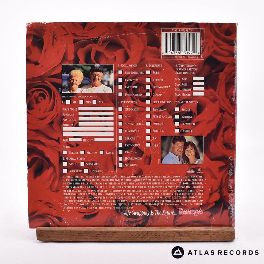 Blur - Stereotypes - Pink Special Edition Gatefold 7" Vinyl Record - VG+/NM