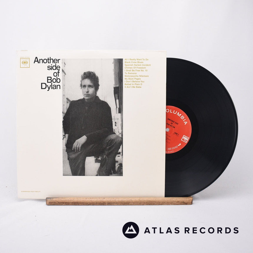 Bob Dylan Another Side Of Bob Dylan LP Vinyl Record - Front Cover & Record