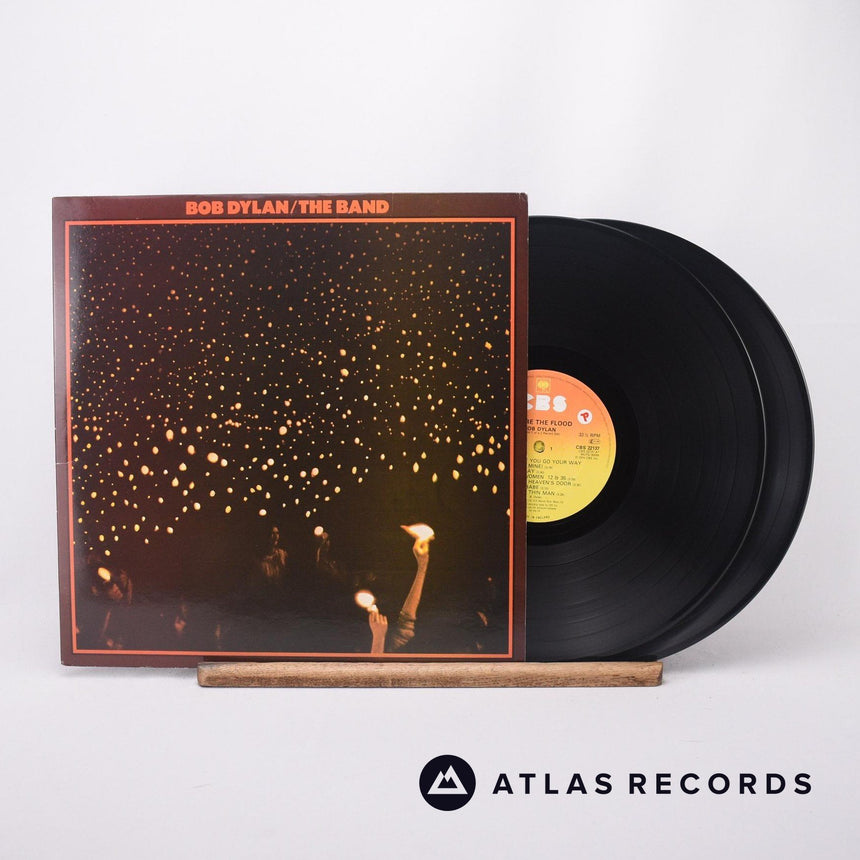 Bob Dylan Before The Flood 2 x LP Vinyl Record - Front Cover & Record