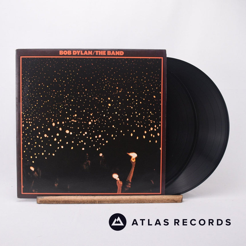 Bob Dylan Before The Flood 2 x LP Vinyl Record - Front Cover & Record