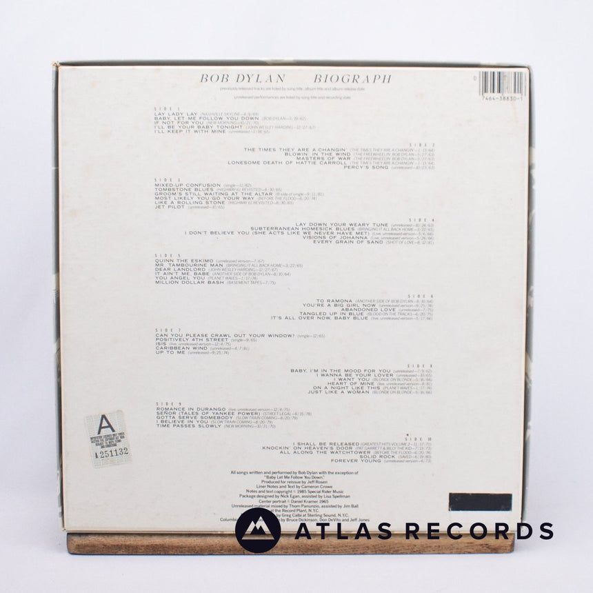Bob Dylan - Biograph - Booklet Remastered Us 5 x LP Vinyl Record - VG+/EX