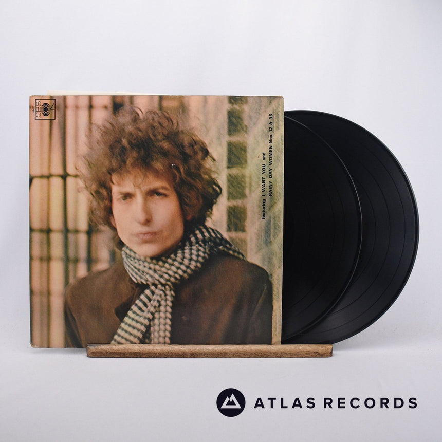 Bob Dylan Blonde On Blonde 2 x LP Vinyl Record - Front Cover & Record