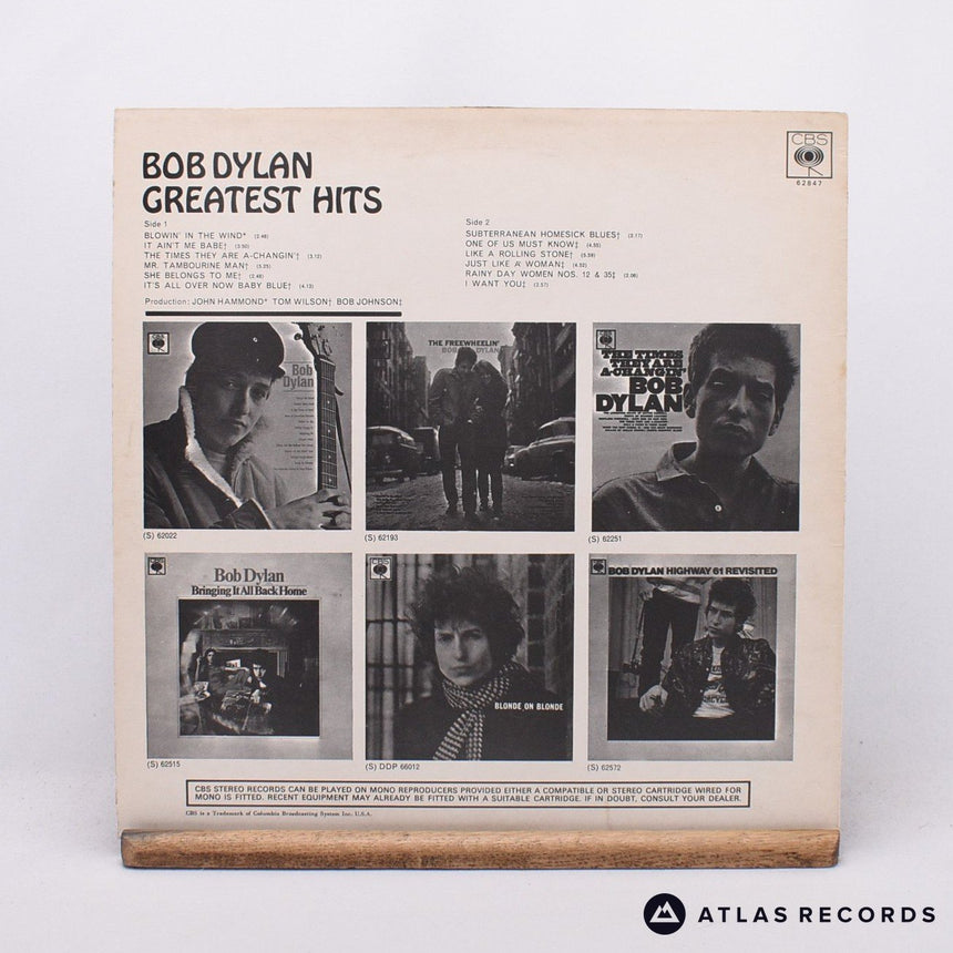 Bob Dylan - Greatest Hits - Reissue LP Vinyl Record - VG+/EX