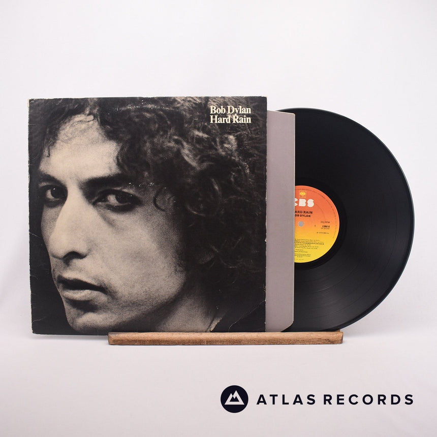 Bob Dylan Hard Rain LP Vinyl Record - Front Cover & Record