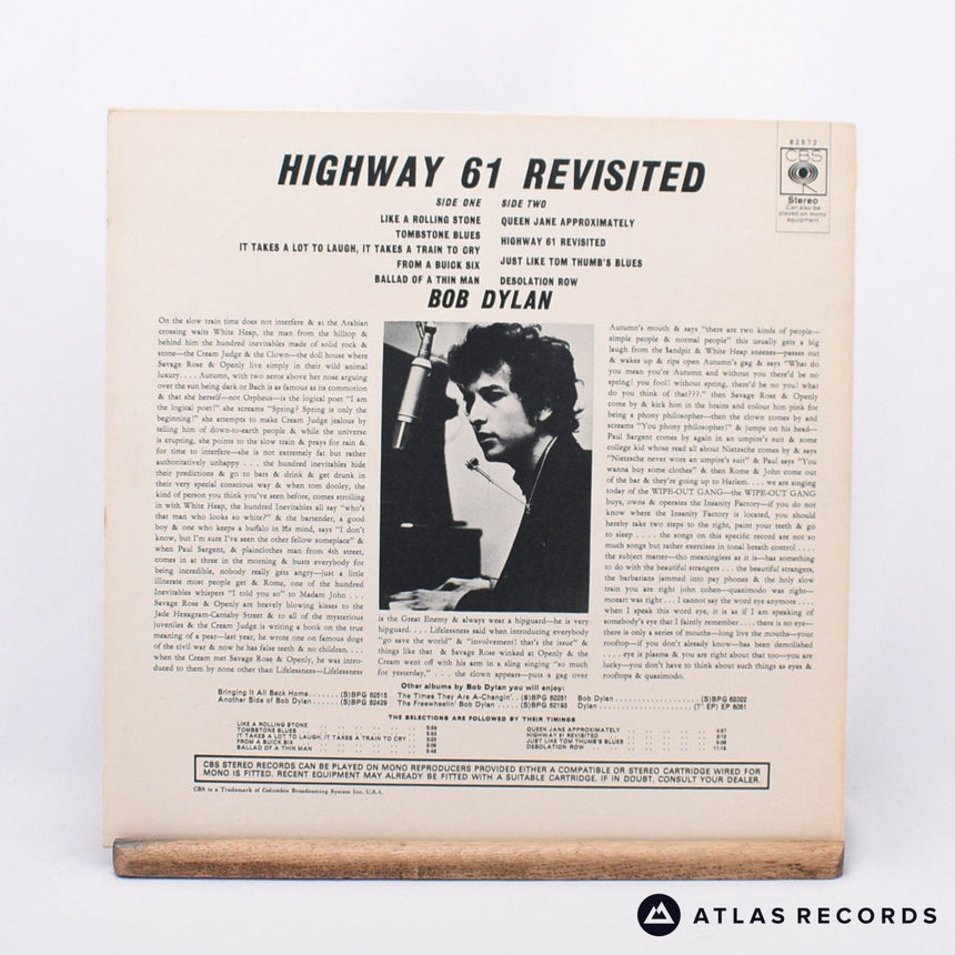 Bob Dylan - Highway 61 Revisited - Reissue Stereo LP Vinyl Record - EX/EX