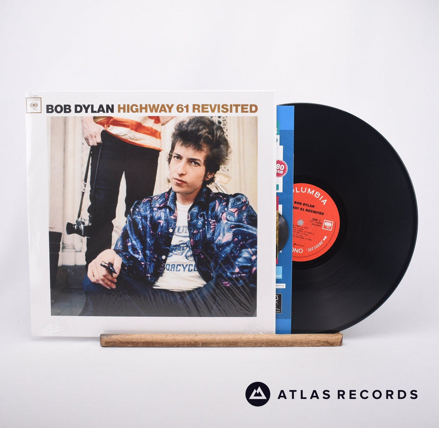 Bob Dylan Highway 61 Revisited LP Vinyl Record - Front Cover & Record