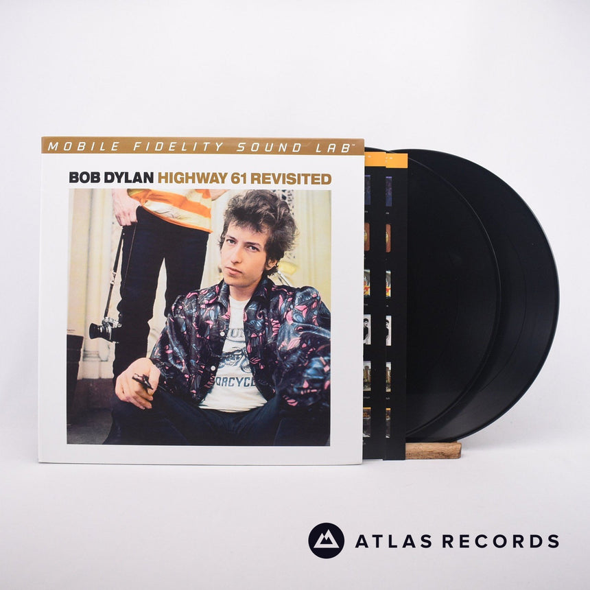 Bob Dylan Highway 61 Revisited 2 x 12" Vinyl Record - Front Cover & Record
