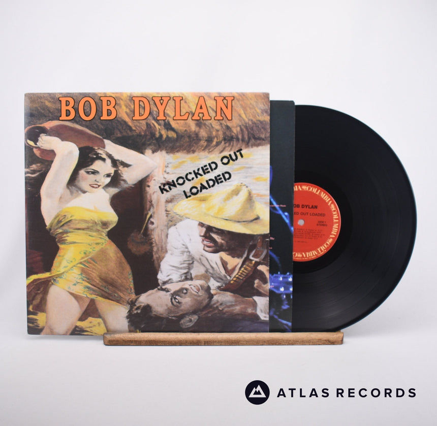 Bob Dylan Knocked Out Loaded LP Vinyl Record - Front Cover & Record