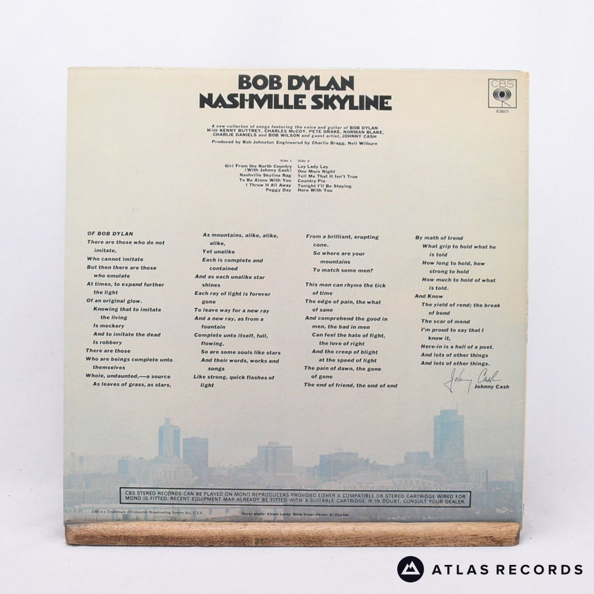 Bob Dylan - Nashville Skyline - Repress LP Vinyl Record - EX/VG+