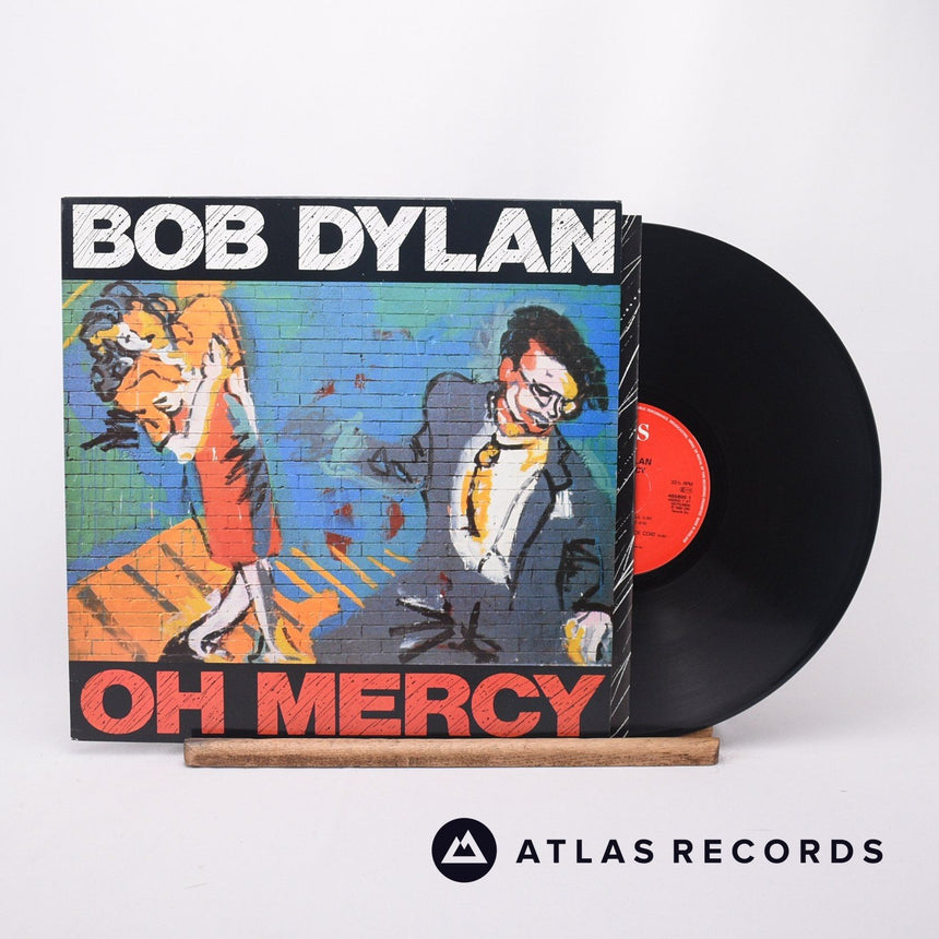 Bob Dylan Oh Mercy LP Vinyl Record - Front Cover & Record