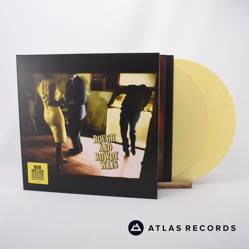 Bob Dylan Rough And Rowdy Ways 2 x LP Vinyl Record - Front Cover & Record