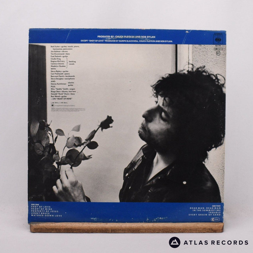 Bob Dylan - Shot Of Love - Lyric Sheet LP Vinyl Record - VG+/EX