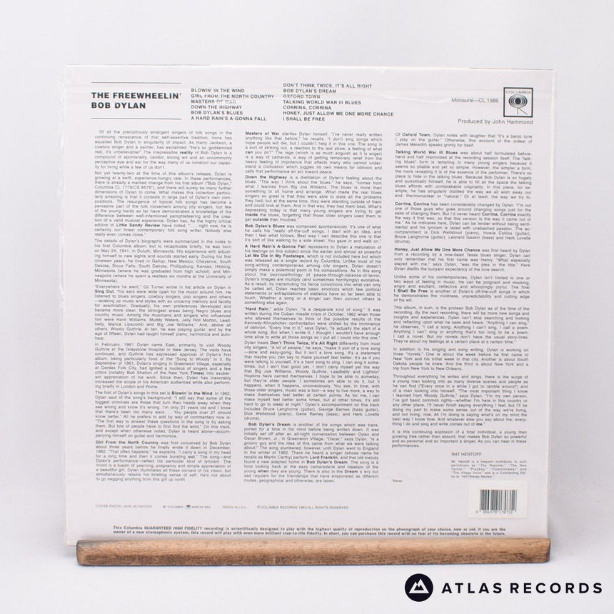 Bob Dylan - The Freewheelin' Bob Dylan - Mono 2-A 2-B LP Vinyl Record - NM/EX