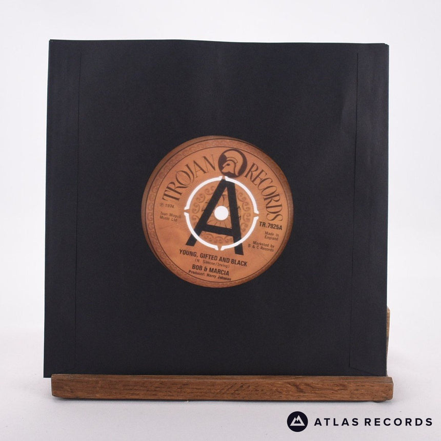 Bob & Marcia - Young, Gifted And Black - Promo Reissue 7" Vinyl Record - VG+