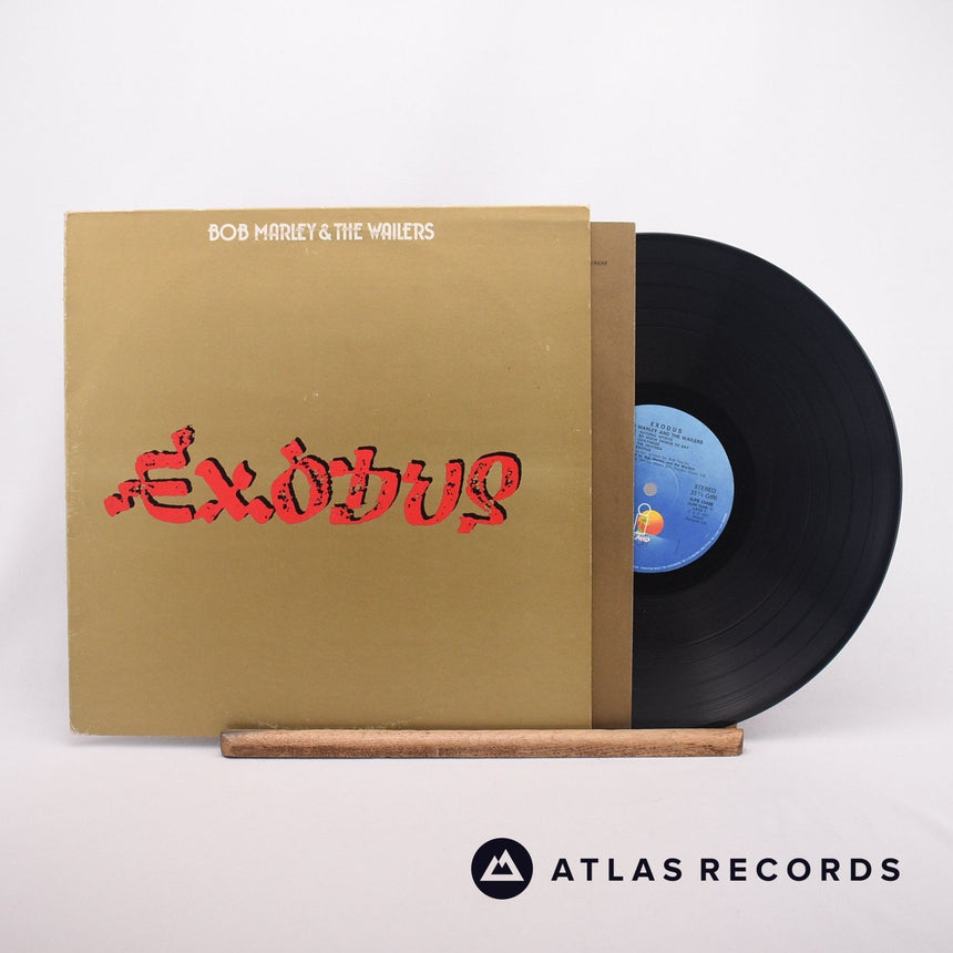 Bob Marley & The Wailers Exodus LP Vinyl Record - Front Cover & Record
