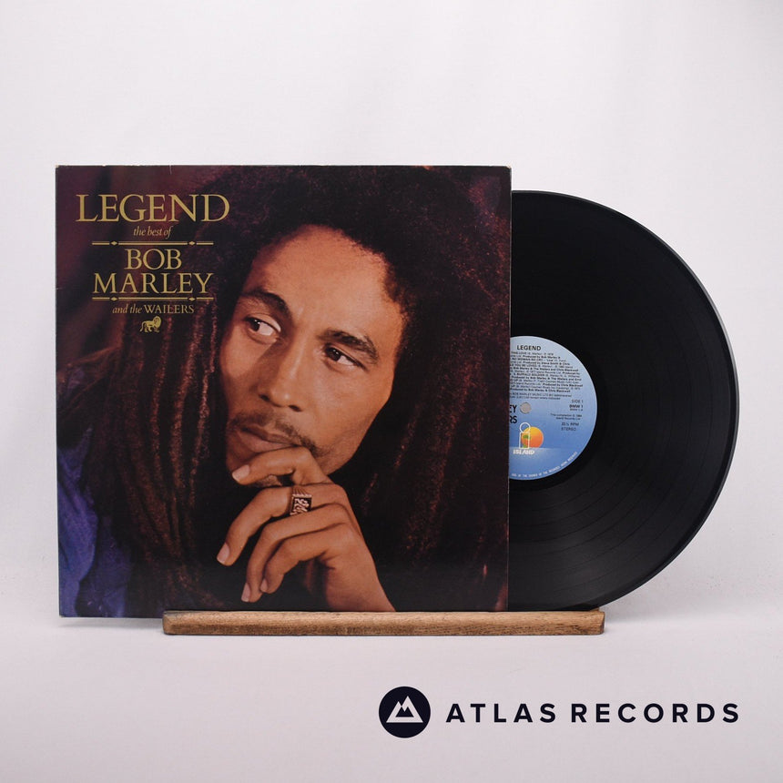 Bob Marley & The Wailers Legend LP Vinyl Record - Front Cover & Record
