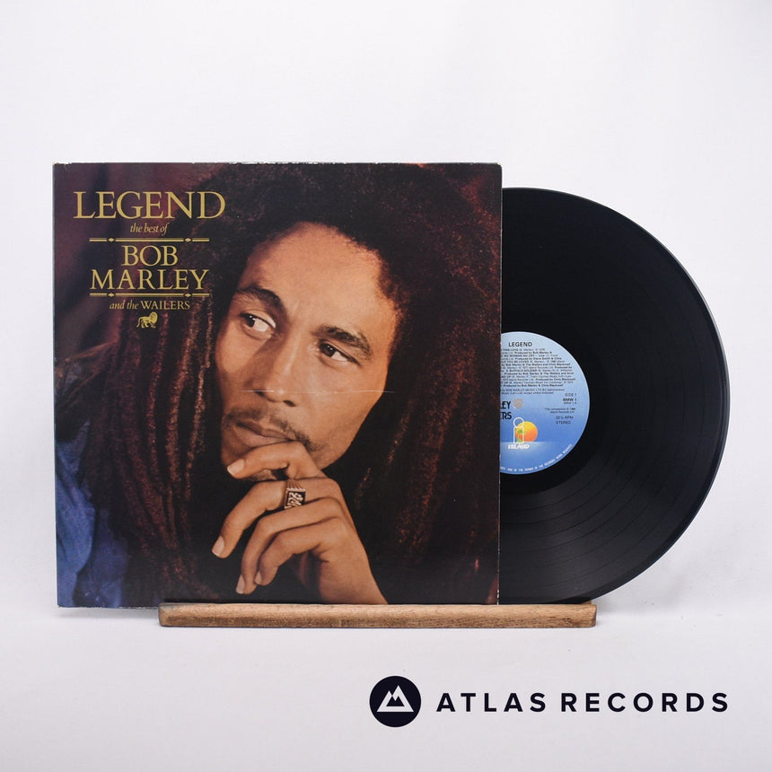 Bob Marley & The Wailers Legend LP Vinyl Record - Front Cover & Record
