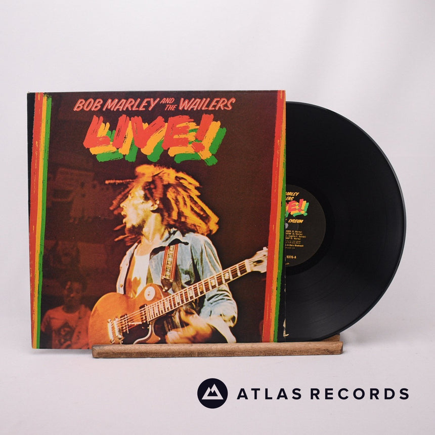 Bob Marley & The Wailers Live! LP Vinyl Record - Front Cover & Record