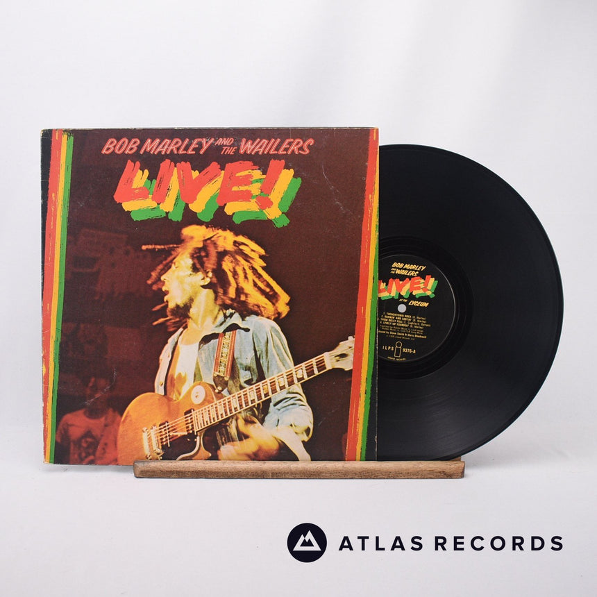 Bob Marley & The Wailers Live! At The Lyceum LP Vinyl Record - Front Cover & Record