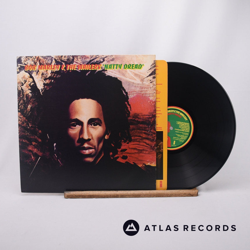 Bob Marley & The Wailers Natty Dread LP Vinyl Record - Front Cover & Record