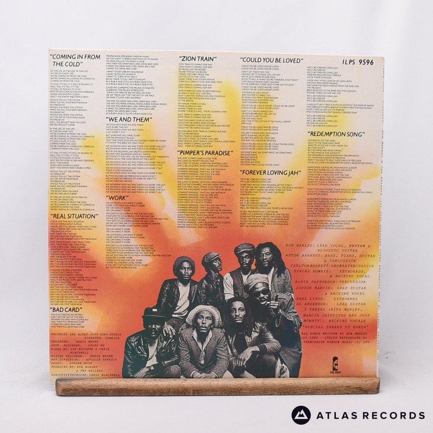 Bob Marley & The Wailers - Uprising - A-1 B-2 LP Vinyl Record - VG+/EX