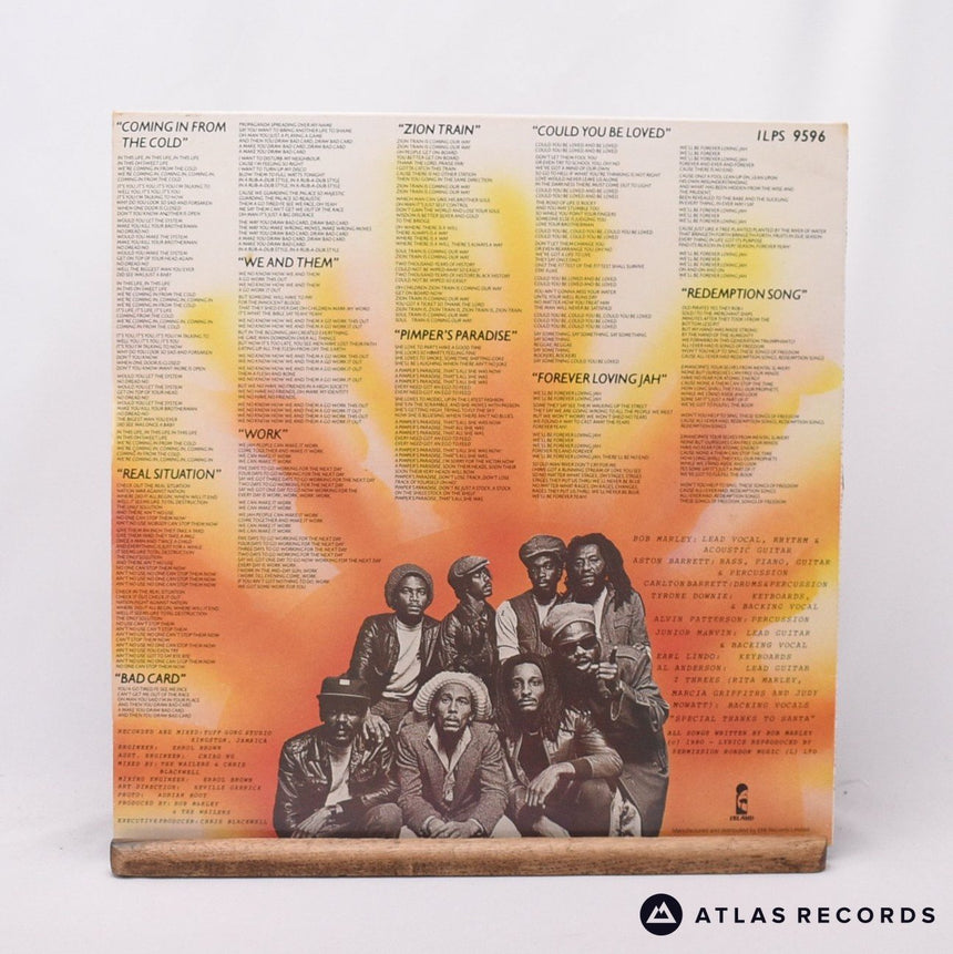 Bob Marley & The Wailers - Uprising - A-1 B-2 LP Vinyl Record - EX/VG+