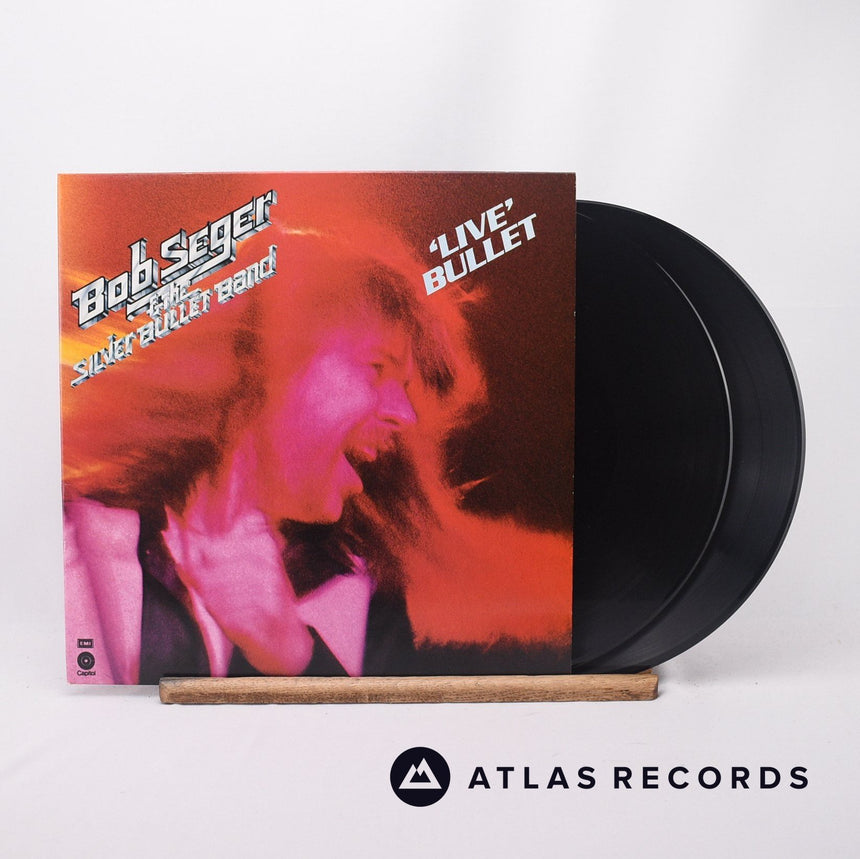 Bob Seger And The Silver Bullet Band 'Live' Bullet 2 x LP Vinyl Record - Front Cover & Record