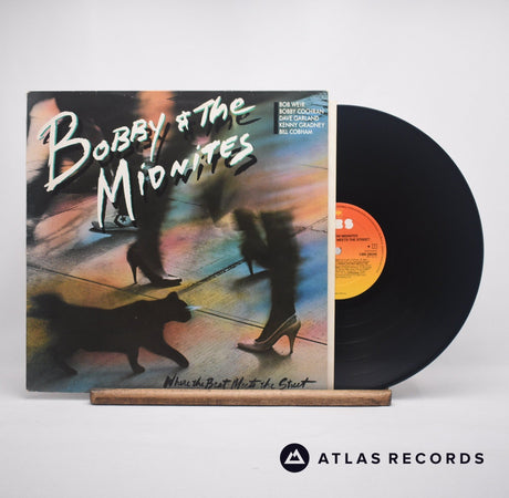Bobby And The Midnites Where The Beat Meets The Street LP Vinyl Record - Front Cover & Record