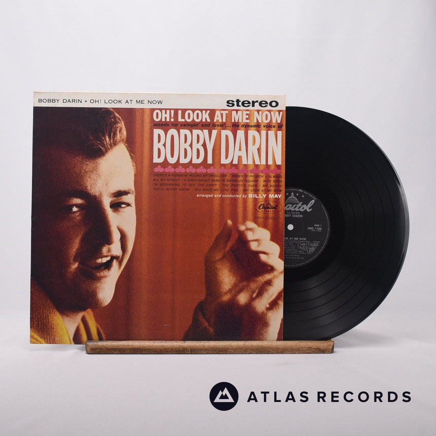 Bobby Darin Oh! Look At Me Now LP Vinyl Record - Front Cover & Record