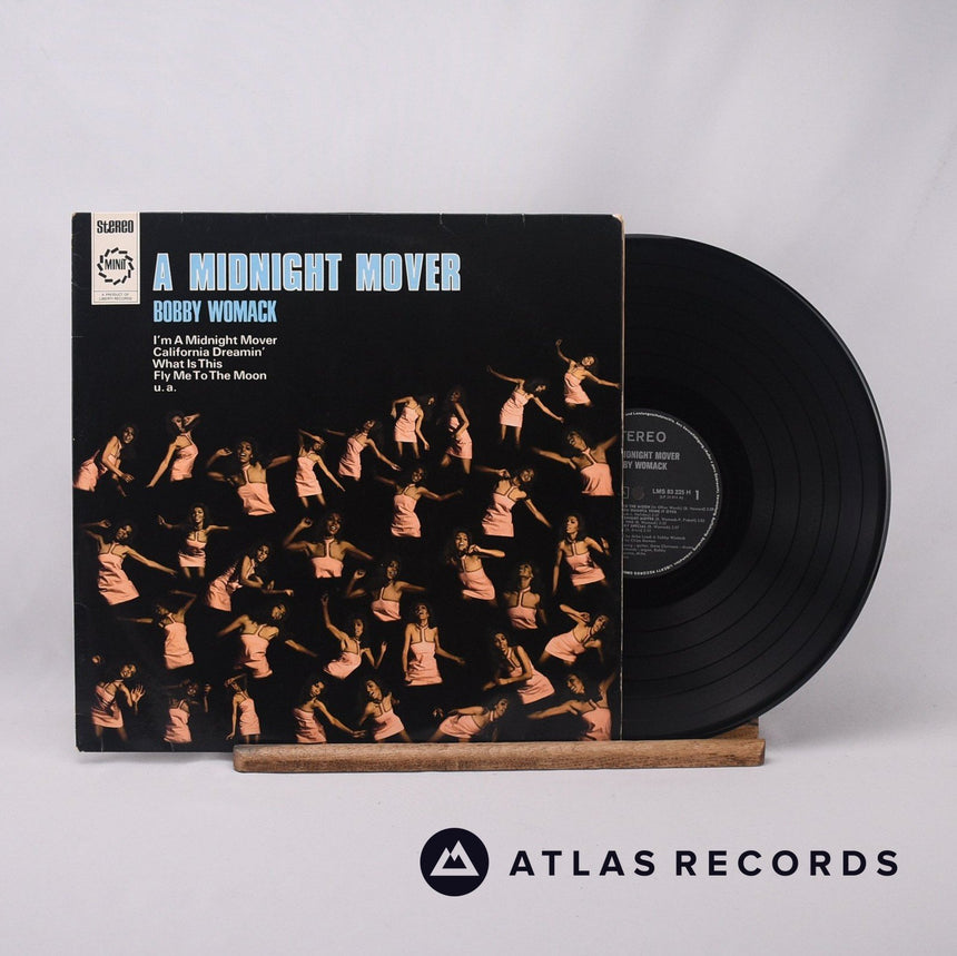 Bobby Womack A Midnight Mover LP Vinyl Record - Front Cover & Record