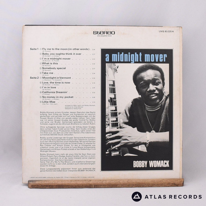 Bobby Womack - A Midnight Mover - LP Vinyl Record - VG+/VG+