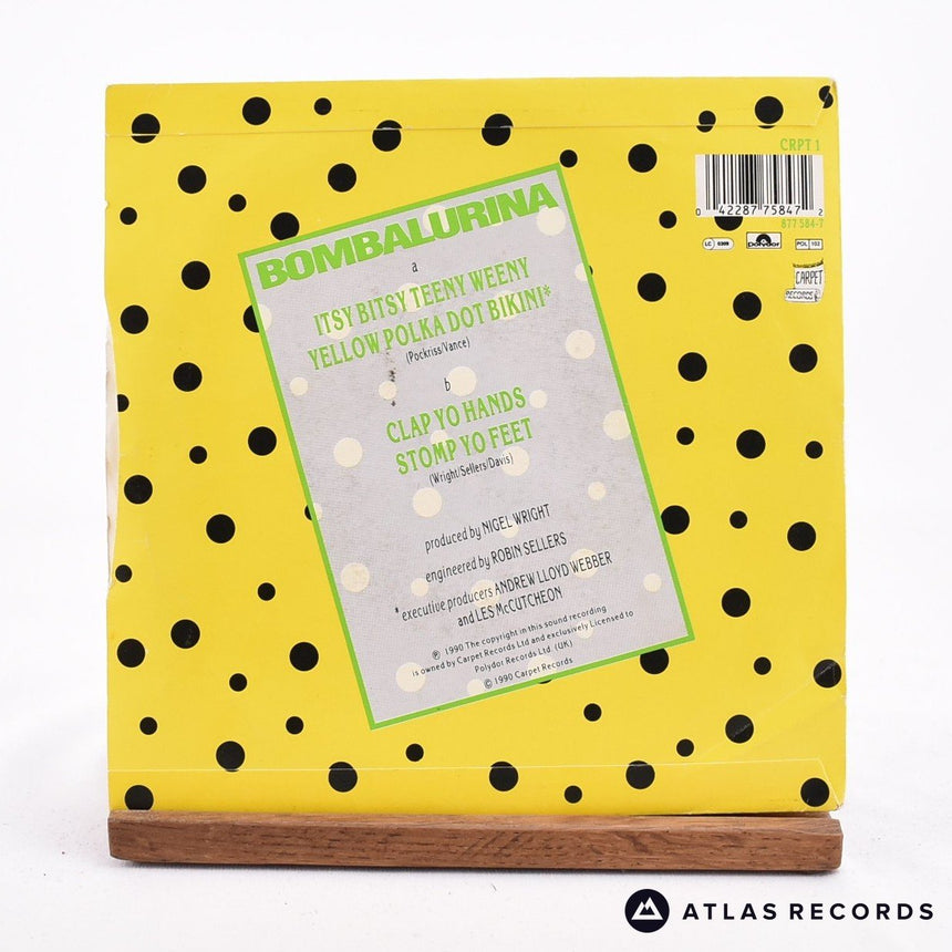 Bombalurina - Itsy Bitsy Teeny Weeny Yellow Polka Dot Bikini - 7" Vinyl Record - VG+/VG+