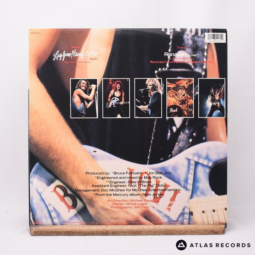 Bon Jovi - Lay Your Hands On Me - 12" Vinyl Record - EX/EX