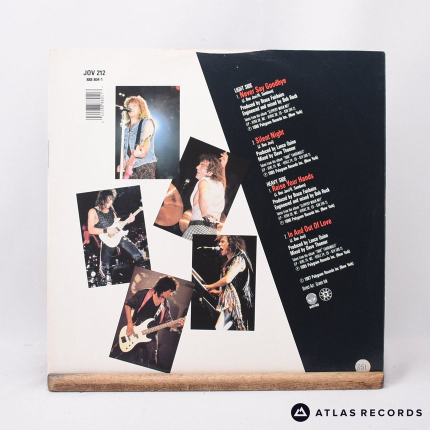 Bon Jovi - Never Say Goodbye - 12" Vinyl Record - EX/EX