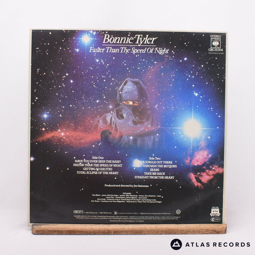 Bonnie Tyler - Faster Than The Speed Of Night - A1 B2 LP Vinyl Record - VG+/VG+