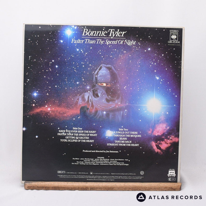 Bonnie Tyler - Faster Than The Speed Of Night - LP Vinyl Record - EX/EX