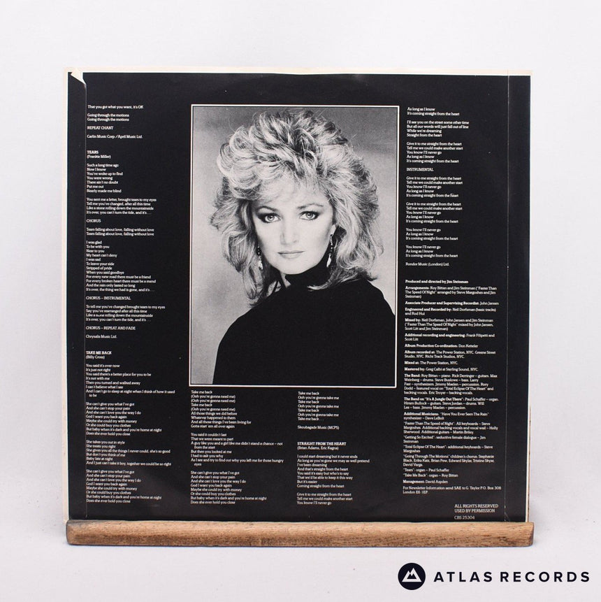 Bonnie Tyler - Faster Than The Speed Of Night - A2 B2 LP Vinyl Record - EX/EX