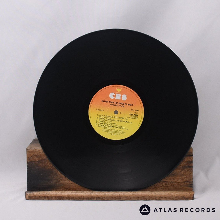 Bonnie Tyler - Faster Than The Speed Of Night - LP Vinyl Record - EX/EX