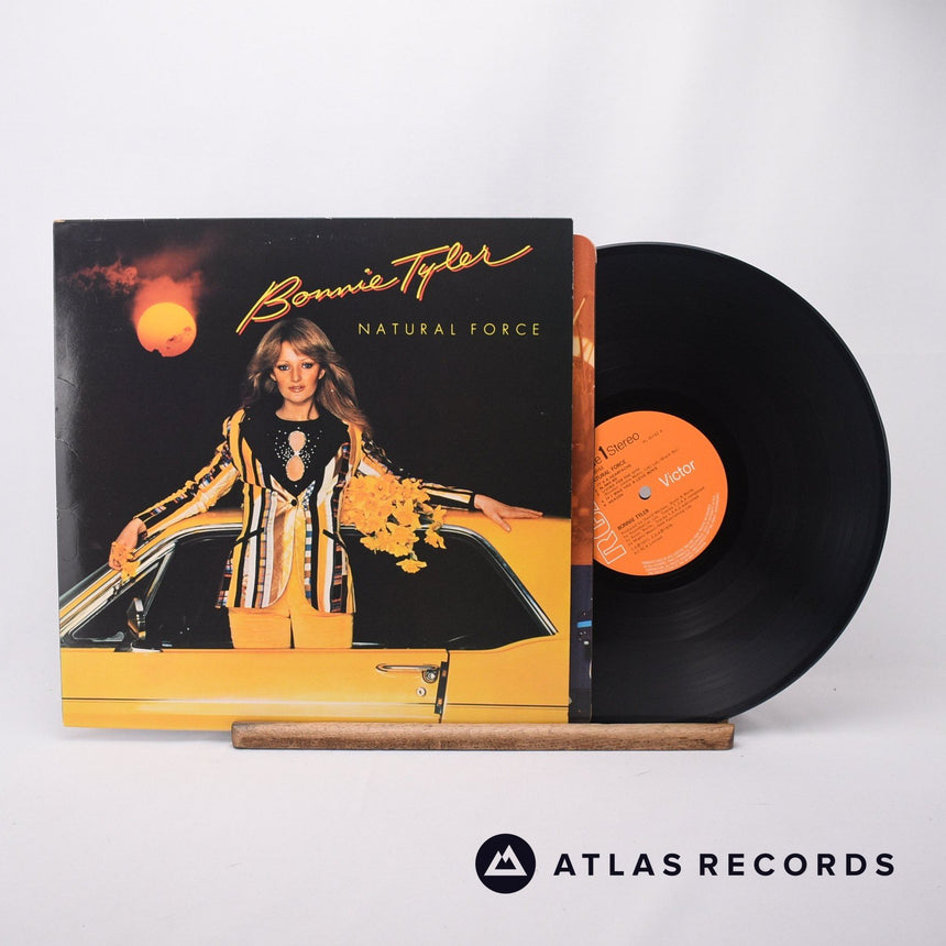 Bonnie Tyler Natural Force LP Vinyl Record - Front Cover & Record