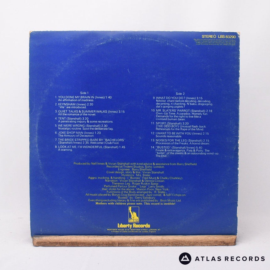 Bonzo Dog Doo-Dah Band - Keynsham - LP Vinyl Record - VG+/VG