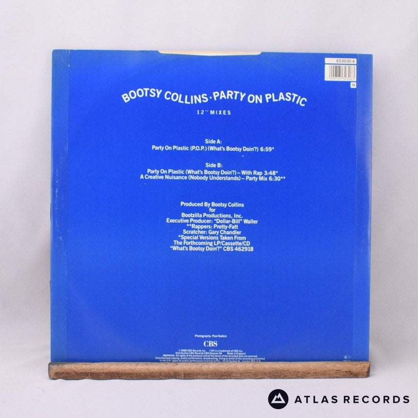 Bootsy Collins - Party On Plastic - 12" Vinyl Record - VG+/VG+