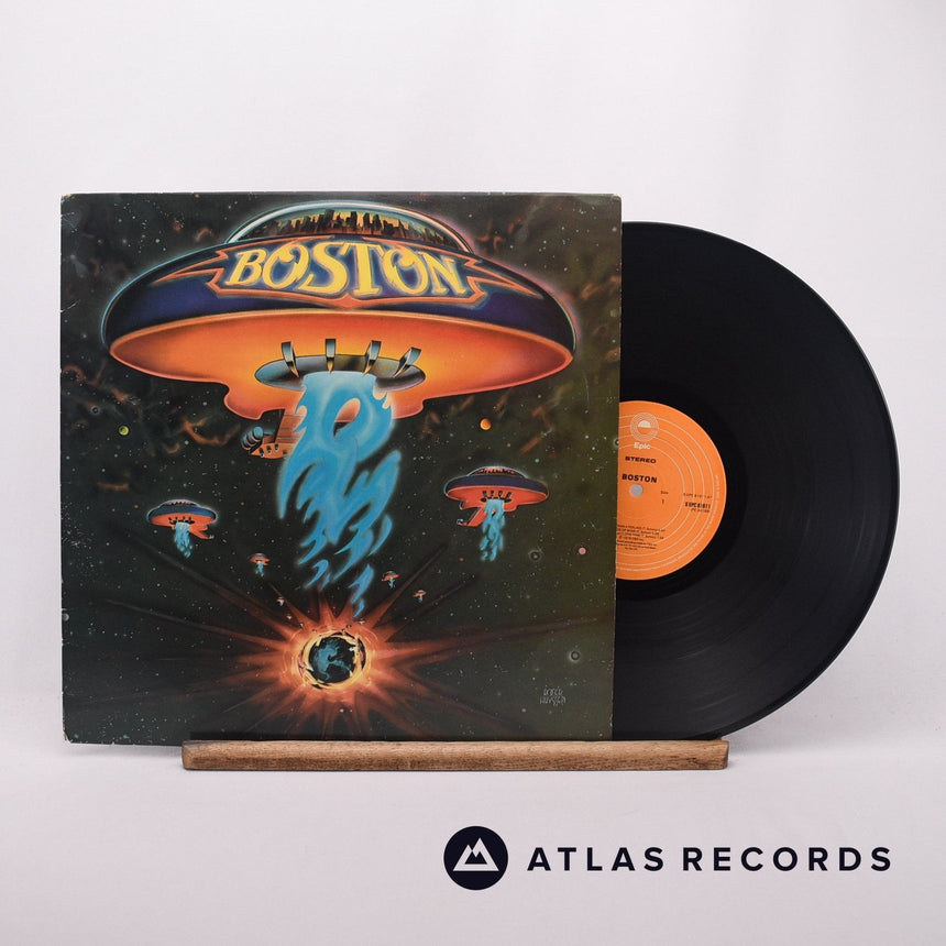 Boston Boston LP Vinyl Record - Front Cover & Record