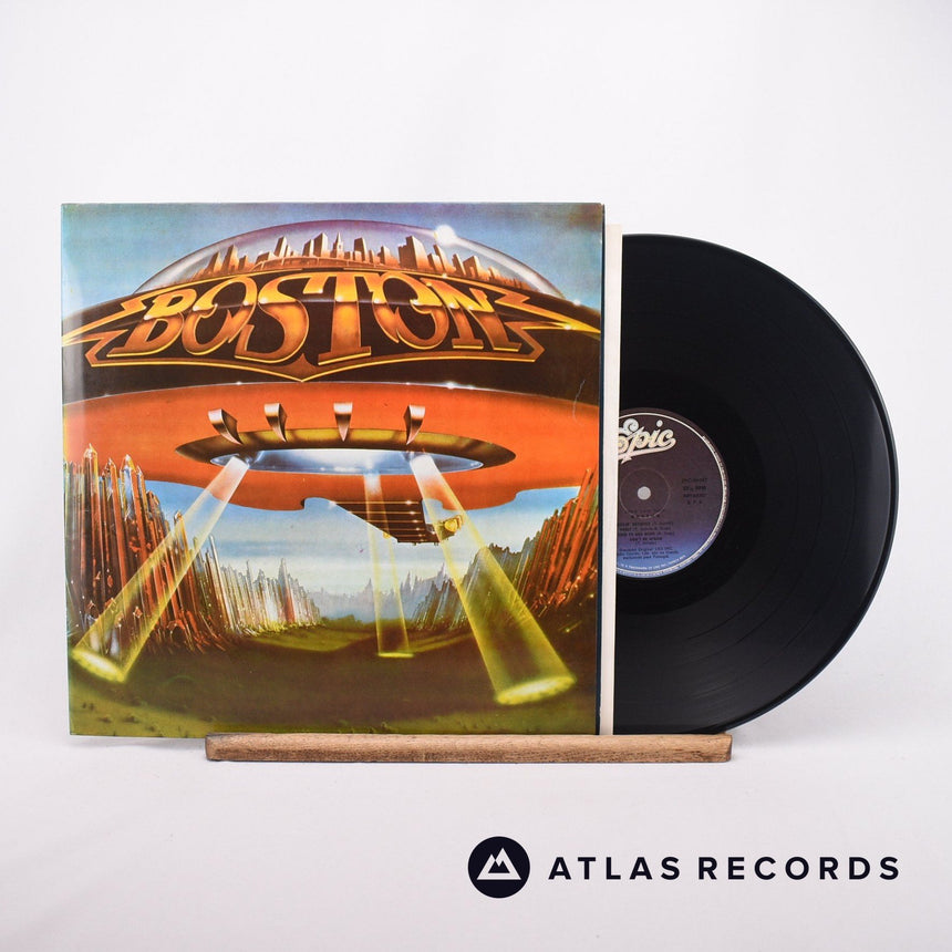 Boston Don't Look Back LP Vinyl Record - Front Cover & Record